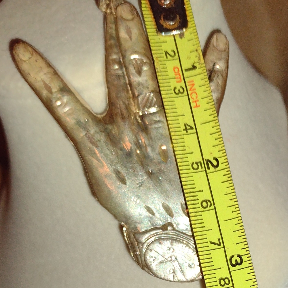 Silver Hand Pendant - Picture 7 of 12